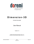 Dimension-3D User Manual