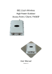 User manual for APE-5005n series