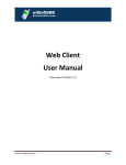 Web Client User Manual