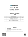 FA416 Installation Instructions
