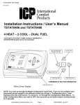 Installation Instructions / User`s Manual TSTAT0406