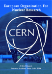 Indian Summer Students at CERN 2014
