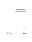 ADZS-BF707-BLIP2 Board Evaluation System Manual