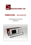 PSM3750-Comms