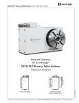 Hardinge GD210LP Rotary Table Indexer User Manual