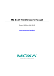 MC-5157-AC/DC User`s Manual - Express Systems & Peripherals