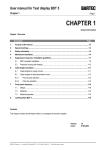 User manual for Text display BDT 5