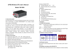 GPRS Wireless DTU User`s Manual Model: W3100G