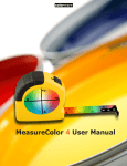 MeasureColor 4 User Manual