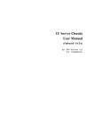 1U Server Chassis User Manual