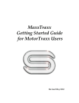Getting Started Guide for MotorTraxx Users with