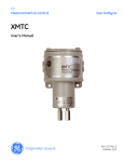 XMTC Operating Manual - GE Measurement & Control