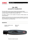 CAL 200 ACOUSTIC CALIBRATOR