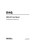 AMUX-64T User Manual - National Instruments
