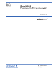 Model MG8G Paramagnetic Oxygen Analyzer