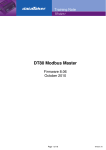 DT80 Modbus Master