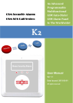 K2 GSM Security Alarm User Manual V1.0