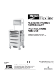 INSTRUCTIONS FOR USE FLEXLINE MOBILE POWER