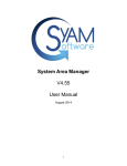 System Area Manager User Manual