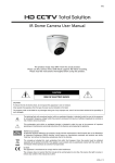 IR Dome Camera User Manual