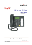 102 Series IP Phone