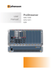 ProStreamer user manual