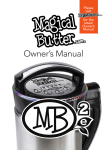 Owner`s Manual - MagicalButter.com
