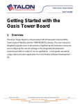Getting Started with the Oasis Tower Board