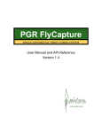 PGR FlyCapture User Manual