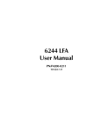 6244 LFA User Manual - Digalog Systems, Inc.