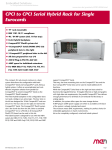 CPCI to CPCI Serial Hybrid Rack for Single Eurocards