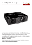 Vivid & Bright Education Projector