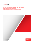 Technical White Paper: 25 Tips for Creating Effective Load