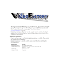 VideoFactory User Manual