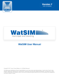 Municipal WatSIM - French Creek Software