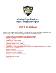 CEPI Dealer Site User Manual