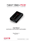 ESP Next Gen PCS Remote Control Center Manual R1.0