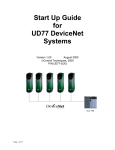 Start Up Guide for UD77 DeviceNet Systems