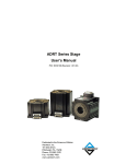 ADRT Series Stage User`s Manual
