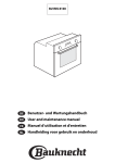 Benutzer- und Wartungshandbuch User and maintenance manual