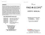 Find-R-ScOPE 84499X Manual