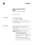 1771-5.16, BASIC Module EEPROM Memory Module, Installation