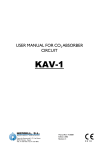USER MANUAL FOR CO2 ABSORBER CIRCUIT