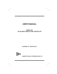 Model 205 User Manual - Applied Processor and Measurement, Inc.
