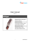 User manual KNXgal