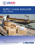 SUPPLY CHAIN MANAGER User`s Manual, Feb 2006