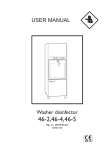 Washer disinfector USER MANUAL