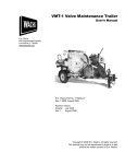 VMT-1 Valve Maintenance Trailer