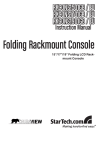 Folding Rackmount Console