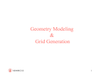 Geometry Modeling & Grid Generation